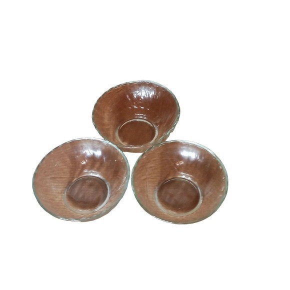 Glass Dessert Bowls Set Of 4 Random Sizes Clear Glass - Picture 8 of 16